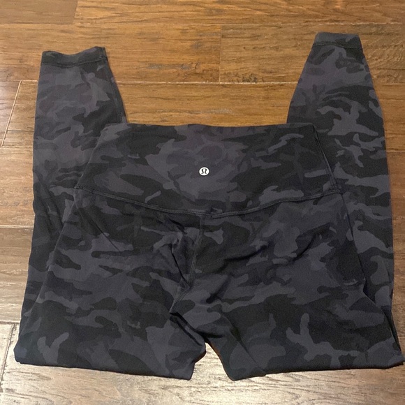 lululemon athletica Pants - Lululemon align high-rise pant, 25 inch inseam, black camo, size 6